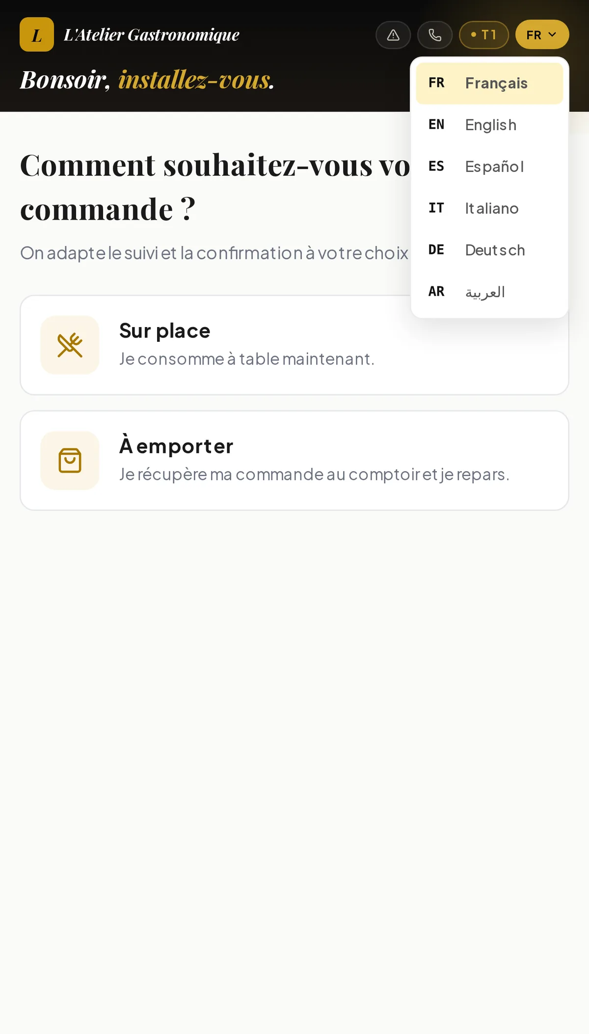 Il lit dans sa langue